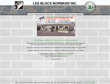 Tablet Screenshot of blocsnormand.com